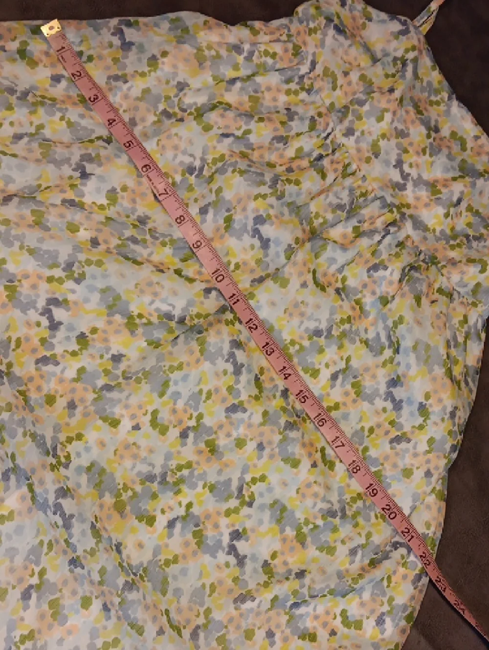 Abercrombie & Fitch Pastel Floral Maxi Dress in Blue, Green, Cream